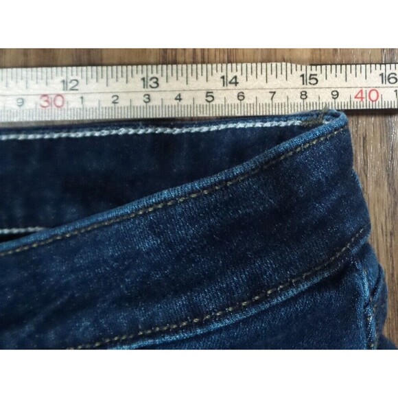 LC Lauren Conrad Women's Dark Wash Blue Skinny Stretch Denim Jeans Size 14 - Picture 8 of 10